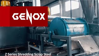 Vertical Shredder | Z Series Shredder System - Genox Recycling Tech
