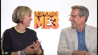 Steve Carell \& Kristen Wiig Share Their Hilarious 'Despicable Me 3' Texan Accents