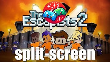 How does the split-screen mode work in The Escapists 2? (multiplayer games)