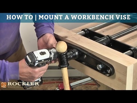 how to mount a workbench vise