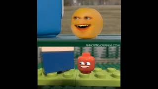 Annoying Orange - The Orange Cup Normal Vs Lego