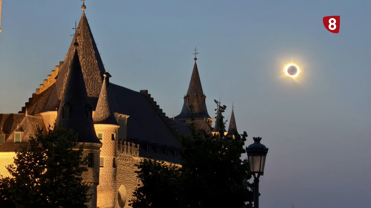 Así se ha vivido el eclipse solar en Segovia 13-08-2026