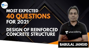 Most Expected 40 Questions For 2021 | Design of Reinforced Concrete Structure | Civil Engineering