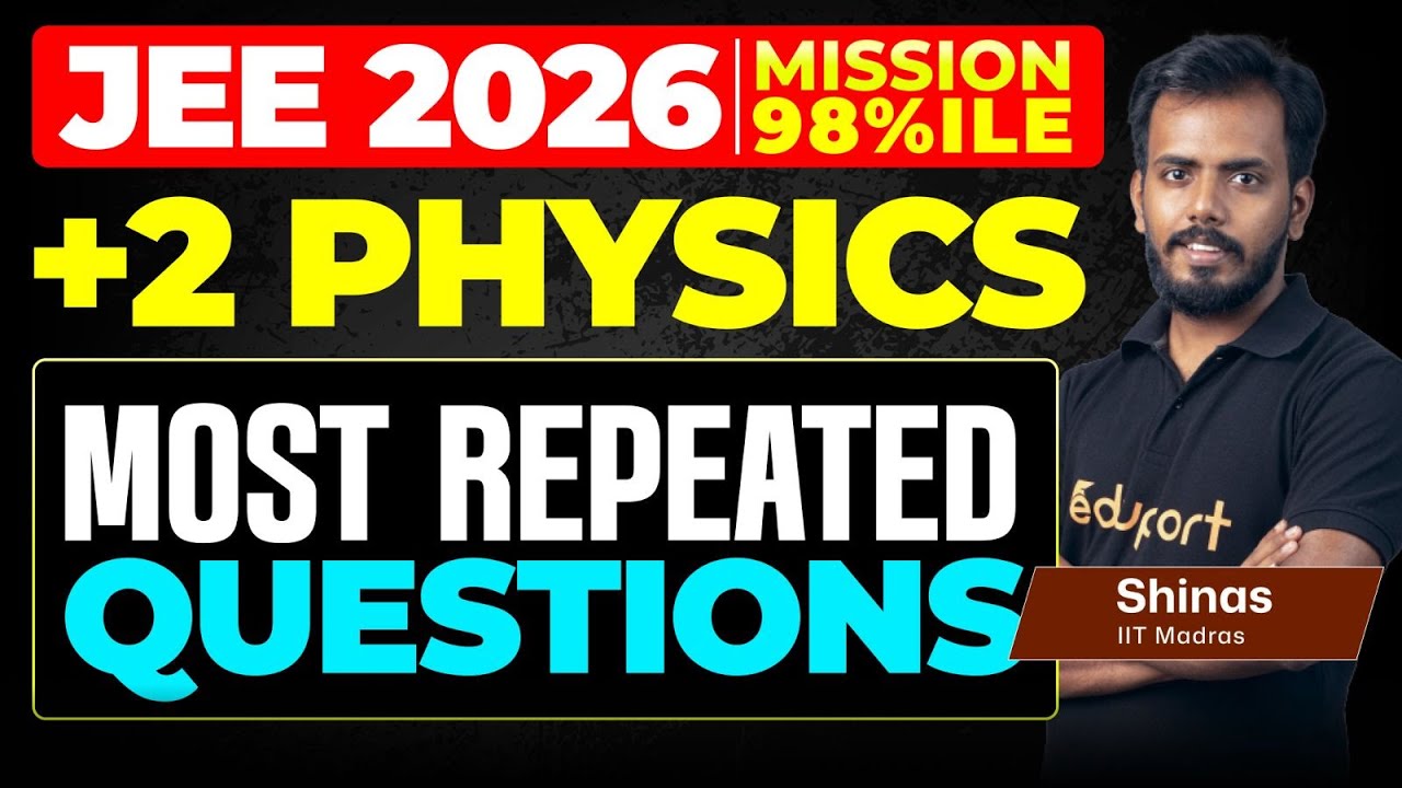 Most Repeated Questions | Plus Two Chapters | Eduport JEE