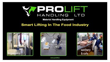 Material Handling Equipment Ireland Smart Lifting in the Food Industry