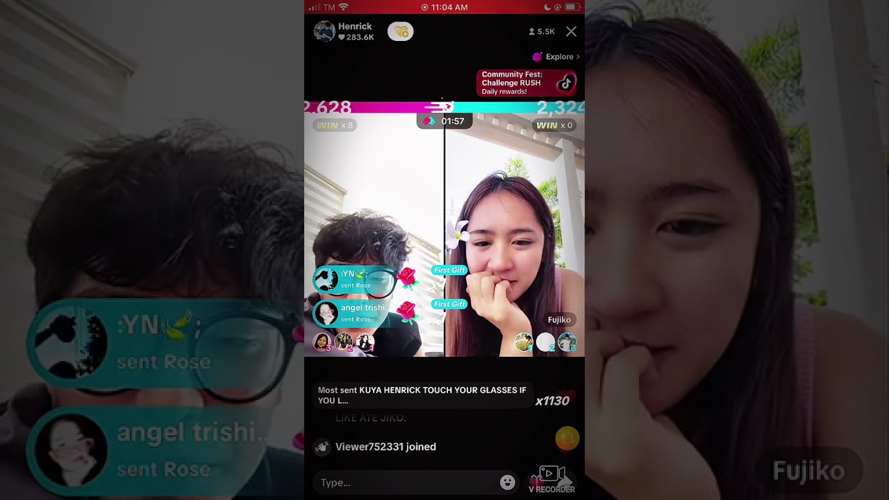 Henjiko Live ✨ #henjiko #HenrickAlcantara #fujiko #JackieJudilla