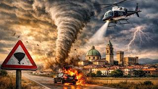 🌪🔥 AMAZING Tornado in ITALY: Mystery over Foggia