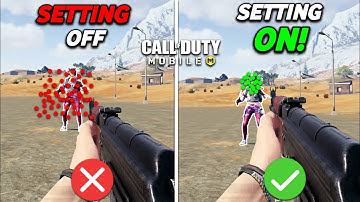 Top 25 BEST Settings In CODM BattleRoyale 2025 | Call Of Duty Mobile