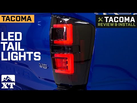 Tacoma LED Tail Lights - Black Smoked (2016-2020) Review & Install