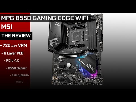 MSI MPG B550 GAMING EDGE WiFi : MSI is correcting a wrong!