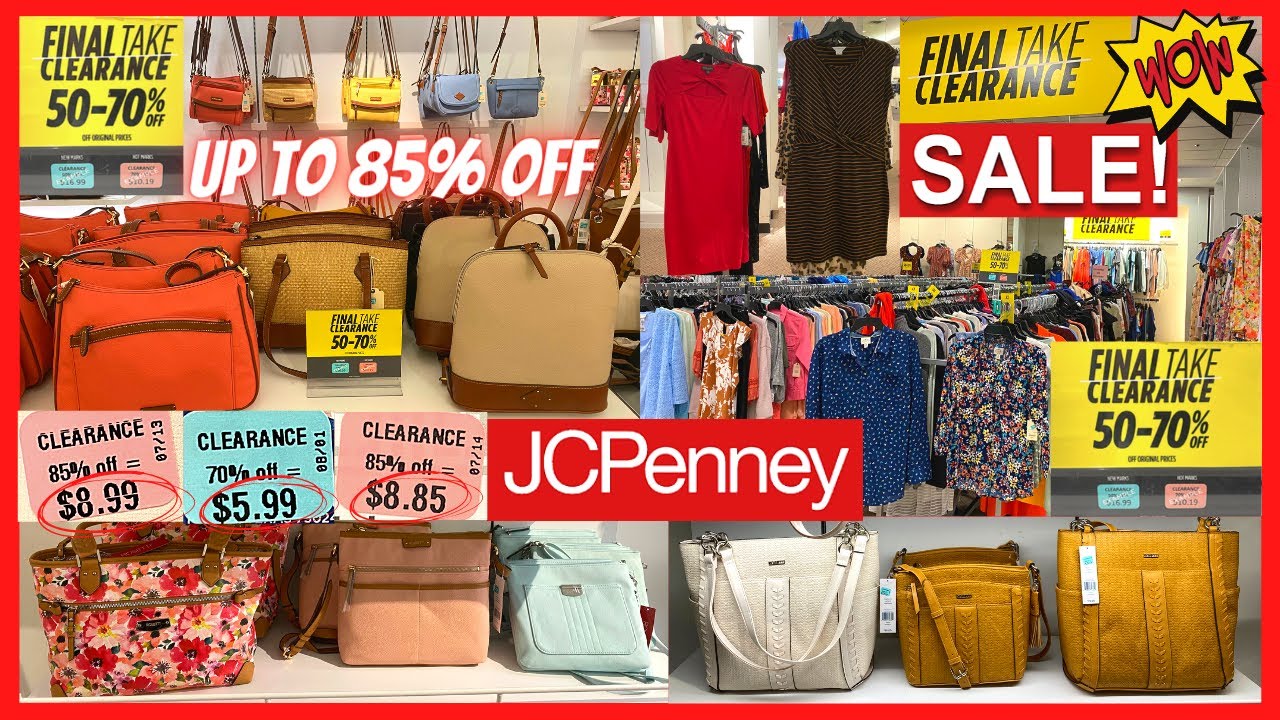 JCPenney FINAL TAKE CLEARANCE Up to 85% OFF