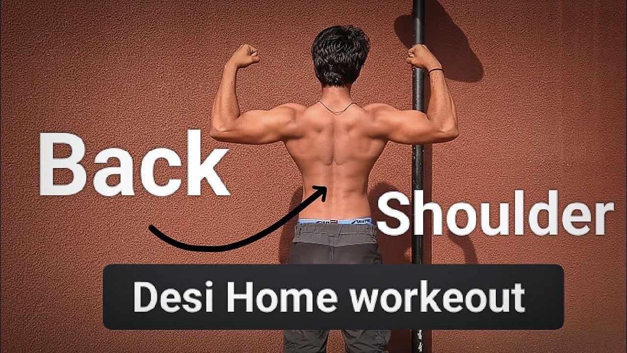 Back & Shoulder Workout Without Gym