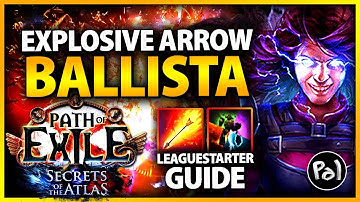 Explosive Arrow Ballista Elementalist ft. Golems - My Leaguestarter for 3.26 | Path of Exile 1