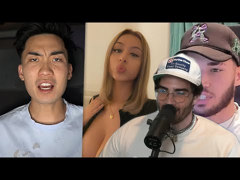 Thumbnail for Hasanabi reacts to Adin Ross and RiceGum Beef over a girl