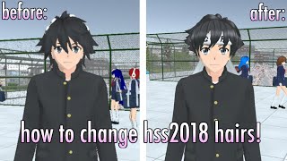 *TUTORIAL* how to change hairs in high school simulator 2018! 💈(ONLY FOR PC)