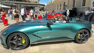 TENNIS SUPERSTARS P. BADOSA & S. TSITSIPAS DRIVING ASTON MARTIN SPEEDSTER in MONACO @emmansvlogfr