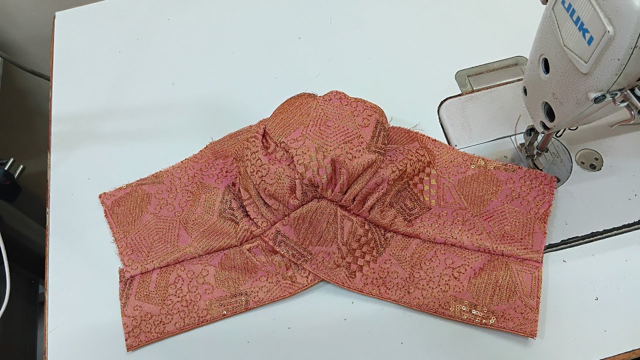 puff with border making learn a beautiful sleeve हिन्दी में! #livestreaming #blouse