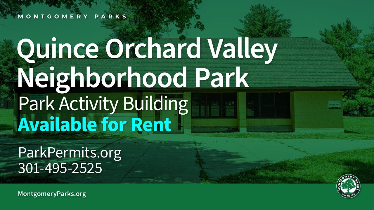 Quince Orchard Valley Park Activity Building YouTube