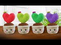 🌵 Cactus Corazón a Crochet 🪴💖 – ¡El regalo perfecto! | Tutorial Paso a Paso