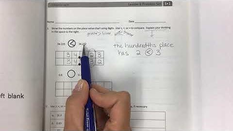 Eureka math grade 5 module 1 lesson 6