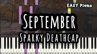 Download Lagu Sparky Deathcap - September (Easy Piano, Piano Tutorial) Sheet MP3