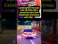 Lamborghini Huracan with 30,000 LED's owned by Alex Choi Celebrates Christmas with Flair #shorts