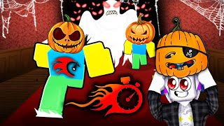 ВСЕ ГОНКАХ РОБЛОКСА ROBLOX Pumpkin Race Clicker, стали тыквами в хэллоуинских тыквенных.