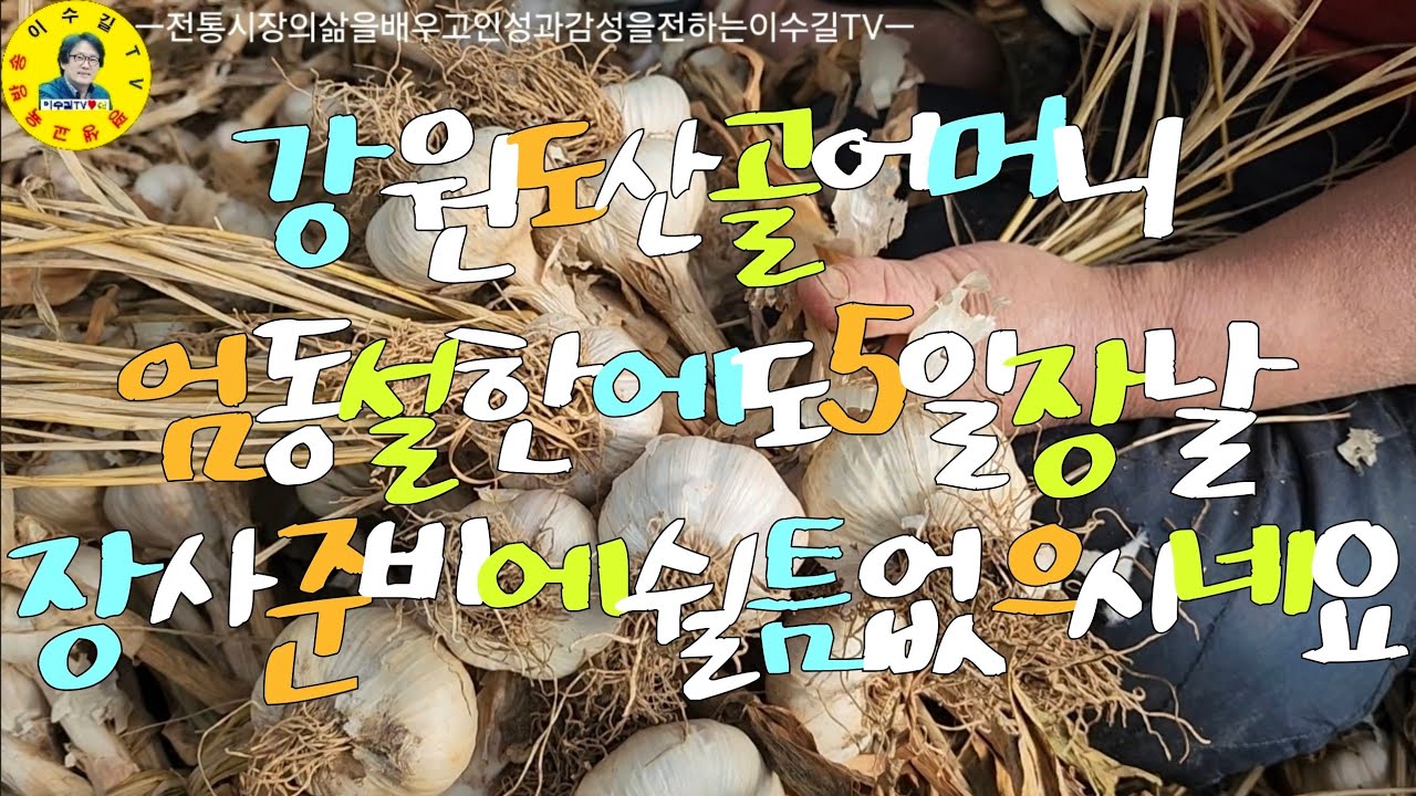 農村農家 동해북평 장날마다 농산물 팔러 나가시는 어머니의 겨울삶이야기 견문록♡삶2471/Bukpyeong traditional market, korea