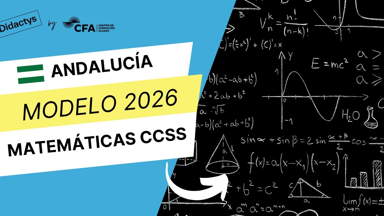 Modelo EXAMEN MATEMÁTICAS CCSS ANDALUCÍA 2026 🤯 | Resuelto y Explicado (PAU/EVAU)