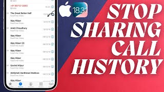 Stop Sharing Call History between Two iPhone | iPhone Call Log Duplicate 2025