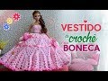 Vestido para bonecas em crochê | Raquel Gaúcha