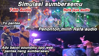 Tdm  Vs Rafa  Battle Simulation Before Tdm Appears At The Sumbersewu 2026 Sound Battle