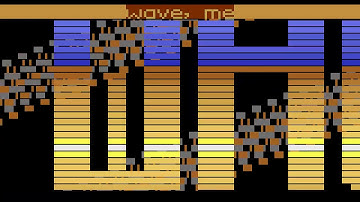 ATARI 2600 Tree Wave Scroller Demo HUGE TEXT SCROLLER 2005 Paul Slocum