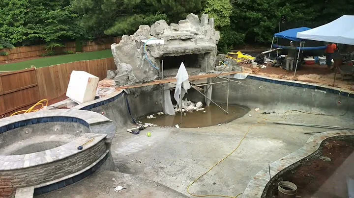 Time Lapse of Rock Wall Construcrion