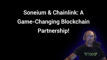 Soneium & Chainlink: A Game-Changing Blockchain Partnership! #crypto