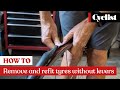 How to remove and refit road bike tyres without tyre levers: Pro tips for faster tyre changes