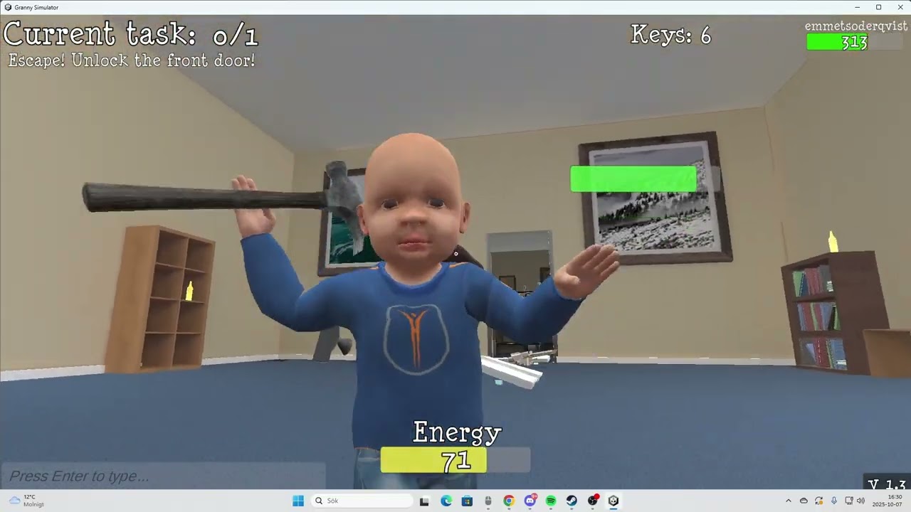 spelar granny sim IGEN