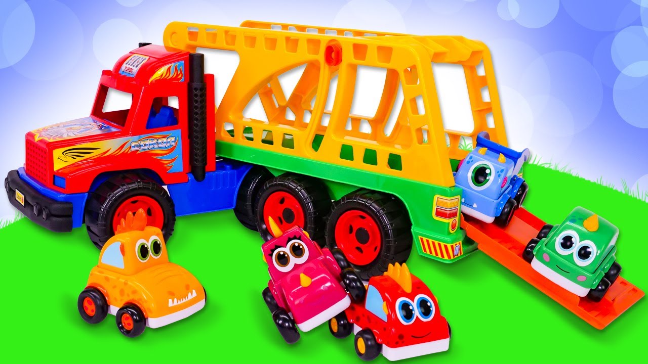 Песенка про автовоз и машинки Мокас! Развивающие мультики для малышей и детские песенки