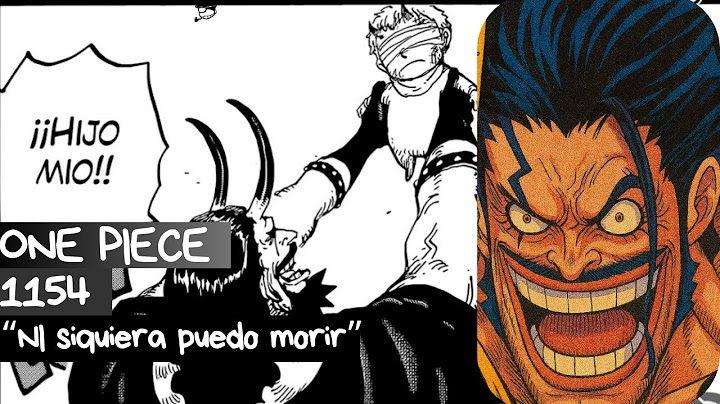 oDA A ODA - Hablamos de ONE PIECE 1154 MANGA - "Ni siquiera puedo moir"