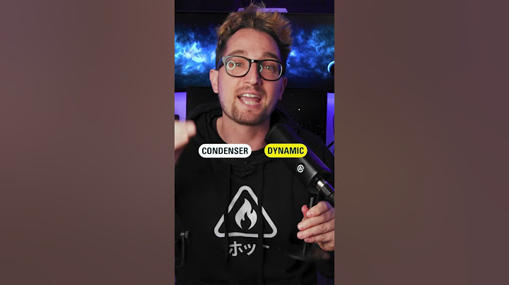 Dynamic vs. Condenser Microphones