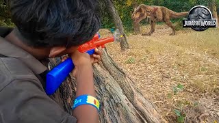 Part 2 ! Dinosours video jurassic world Dominion ! Most Realistic T-Rex chase ! @t-rexrk