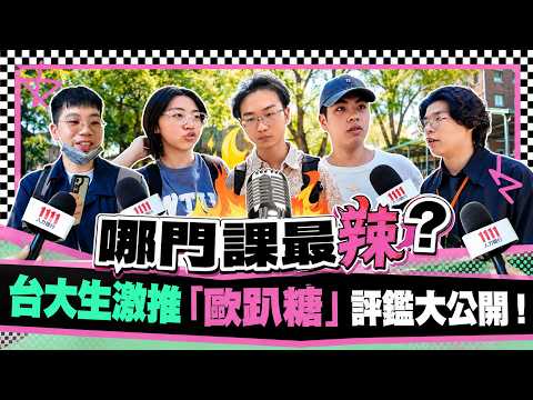 哪門課最辣？台大生激推「歐趴糖」評鑑大公開！