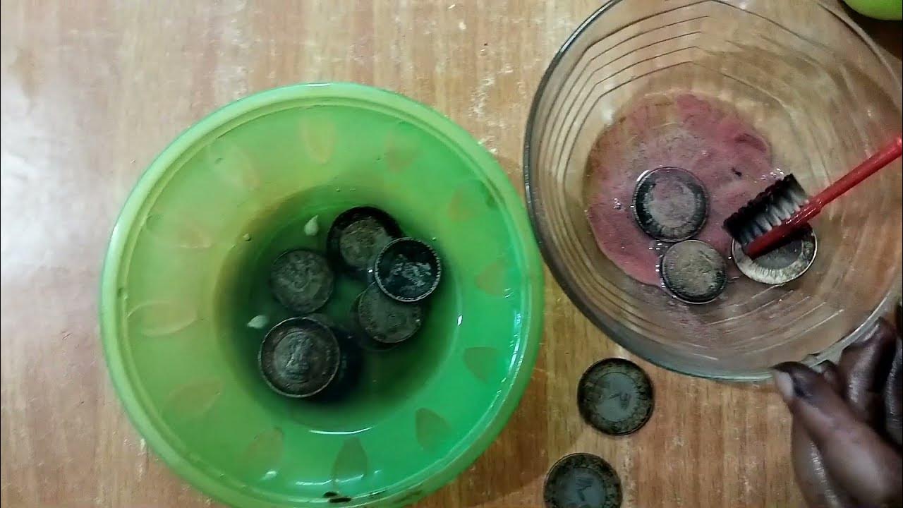 How to clean coins without damagingHow to clean old coins YouTube