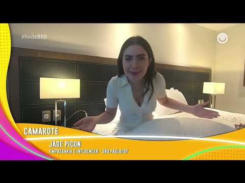 Jade picon CONFINADA NO HOTEL BBB22 Camarote