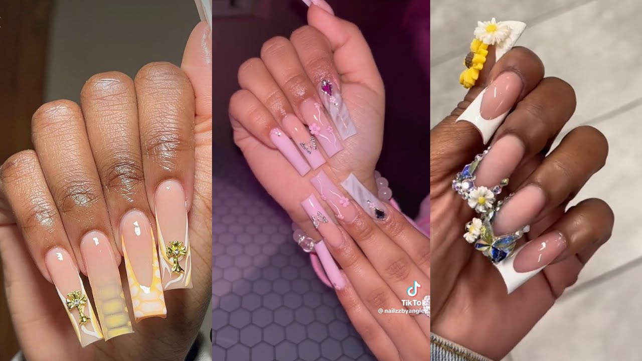 Summer Acrylic Nails ⛱️ *JUICY storytime* YouTube
