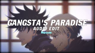 gangsta's paradise - coolio feat. lv [edit audio] #quitezy