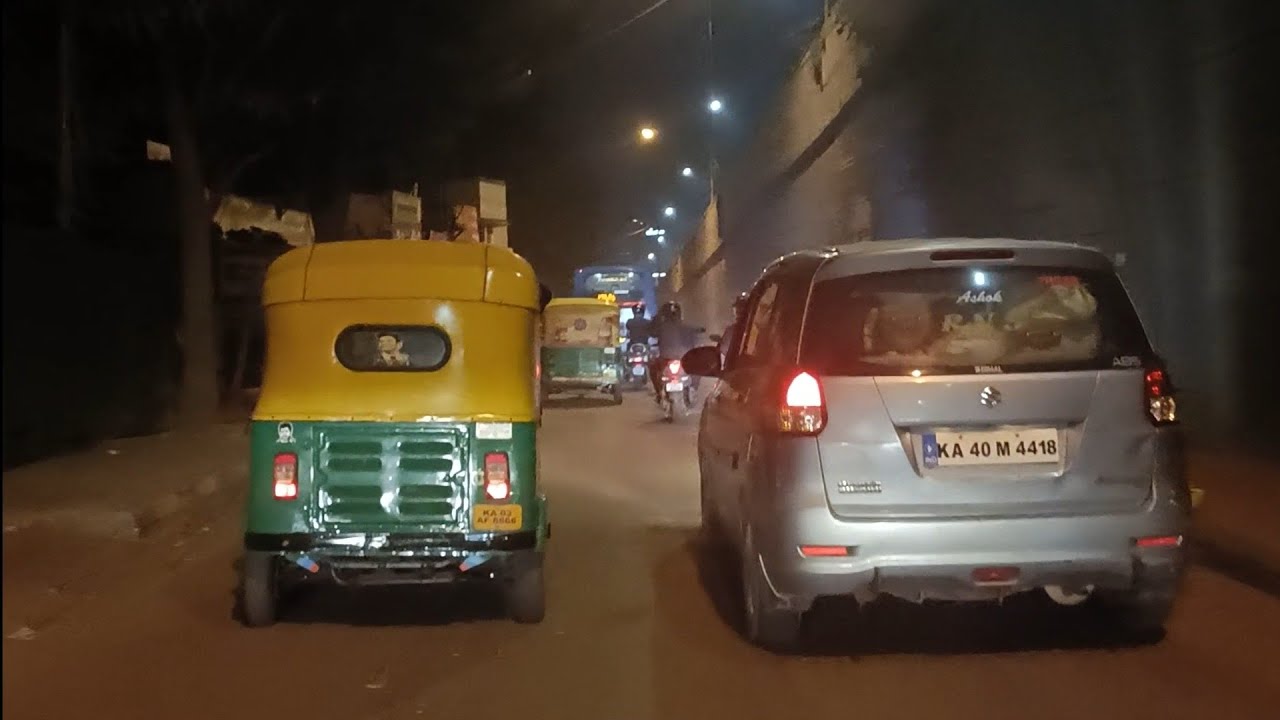 Agara to Marathahalli night ride part 1 (Bangalore) YouTube