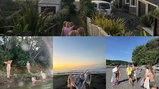 weekend vlog, river, beach, sunset and sleepover