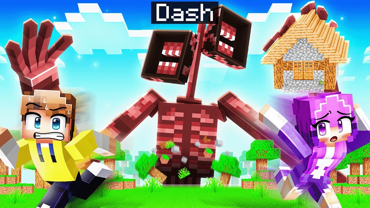 Playing As SIREN HEAD To Troll My Friend in Minecraft…