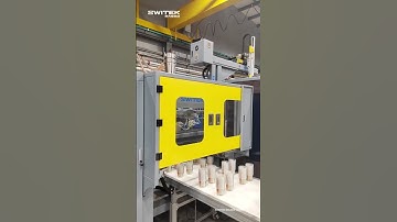 SWITEK IML SYSTEM For 8 Cavities Cups #robots #iml #automation #automationmachine